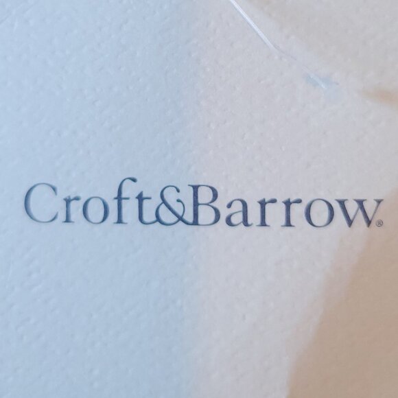 CROFT & BARROW CLASSIC WOMENS PULLOVER NAVY SEAL LACE ACCENT OVERLAY SIZE 3X - Picture 2 of 8